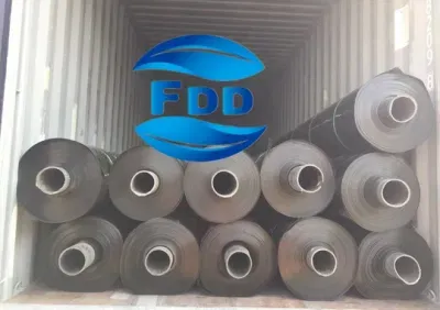 FDD ISO 1.5mm 2.0mm 2.5mm Black Smooth/Textured HDPE Geomembrane for Canada Project