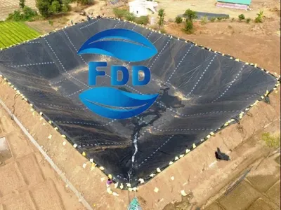 FDD ISO 1.5mm 2.0mm 2.5mm Black Smooth/Textured HDPE Geomembrane for Canada Project