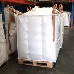 Big Bulk Bag Woven Bag Super Sack Jumbo Bag 500-2000kg Scrap Breathable FIBC PP Made in China with Spout 90x90x110cm