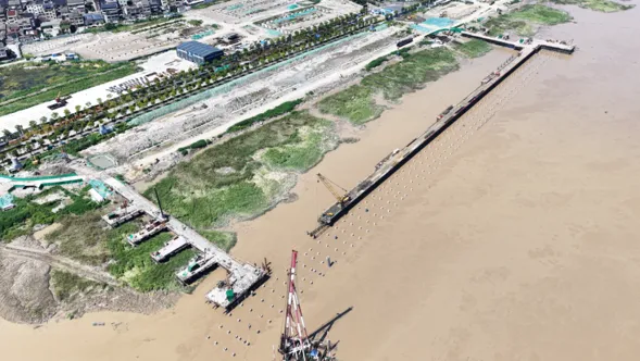 The progress of development and construction at Wenzhou Port Ouhai District has been updated!